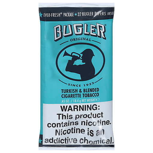 Bugler  Pouch Original 0.65 Oz ( Turkish Blended Cigarette Tobacco )