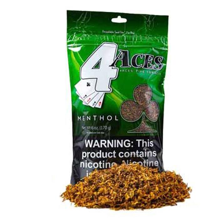 4 ACES MENTHOL 6 oZ Pipe Tobacco