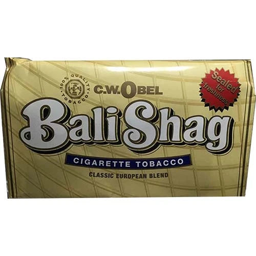Bali Shag Yellow 1.14 OZ Classic European Blend Cigarette Tobacco