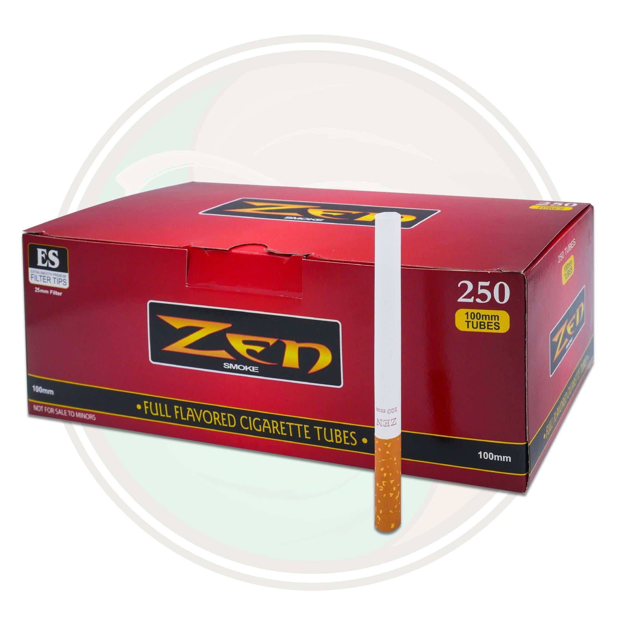 Zen Full Flavored 250 Cigarette Tubes (100mm)