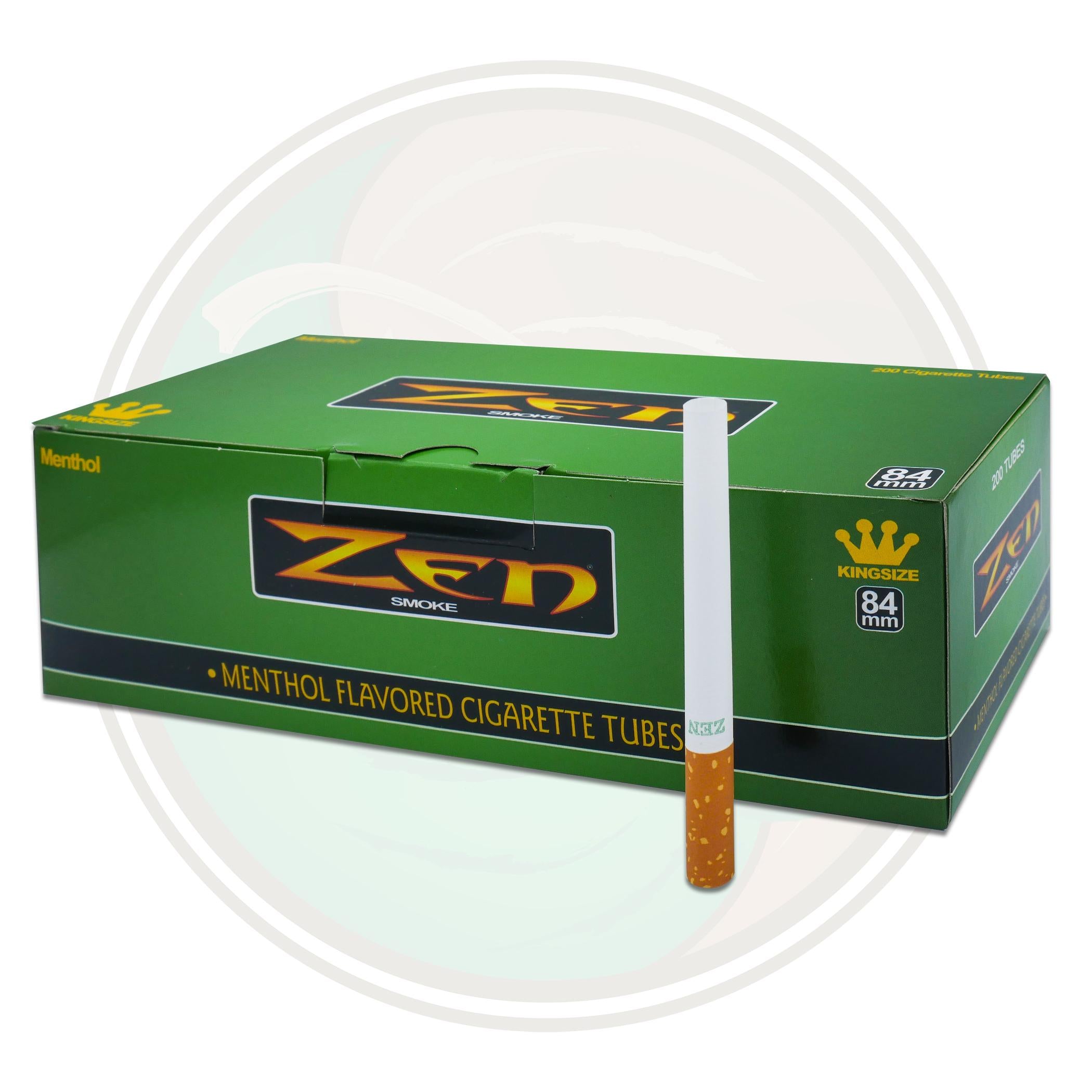 Zen (84mm) Menthol – 200 Cigarette Tubes