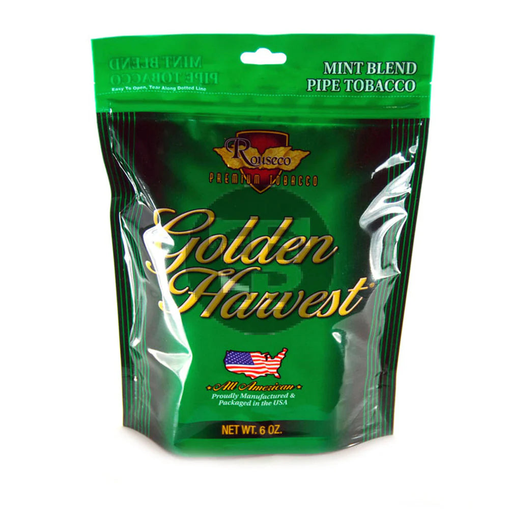 Golden Harvest Green (Mint) 6 oZ Pipe Tobacco